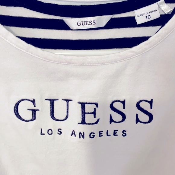 GUESS Girl's Layered Cotton Blend Dress - Picture 4 of 4